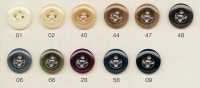 OP199 Elegant Buffalo-like Matte 4-hole Polyester Button DAIYA BUTTON(DAIYA BUTTON) Sub Photo