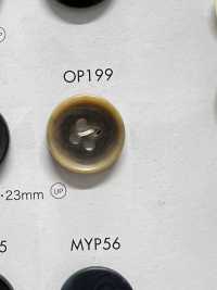 OP199 Elegant Buffalo-like Matte 4-hole Polyester Button DAIYA BUTTON(DAIYA BUTTON) Sub Photo