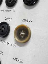 OP199 Elegant Buffalo-like Matte 4-hole Polyester Button DAIYA BUTTON(DAIYA BUTTON) Sub Photo