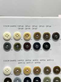 OP199 Elegant Buffalo-like Matte 4-hole Polyester Button DAIYA BUTTON(DAIYA BUTTON) Sub Photo