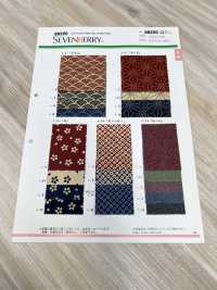 88220 SEVENBERRY Japanese Pattern Print[Textile / Fabric] VANCET Sub Photo