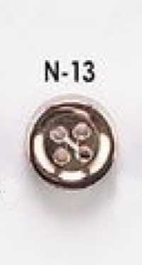 N-13 Metal 4 Holes Metal Button IRIS Sub Photo