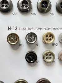 N-13 Metal 4 Holes Metal Button IRIS Sub Photo