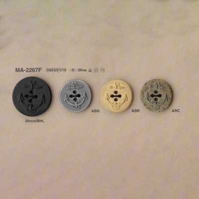 MA-2267F Front-hole 4-hole Anchor Metal Button