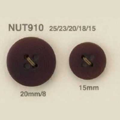 NUT-910 Natural Material Nut 4-Hole Button