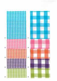 MU5016 Gingham Check Washer Processing[Textile / Fabric] Ueyama Textile Sub Photo