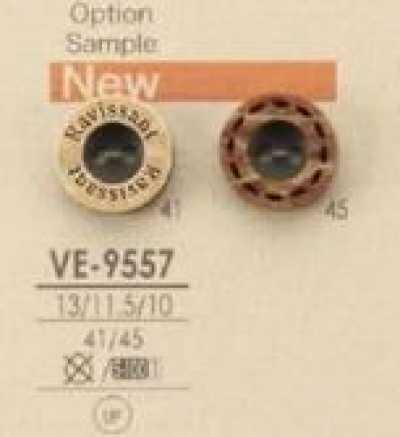VE9557 Wood-grain 2-hole Button