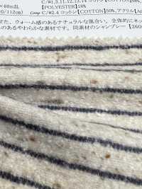 26009 Yarn-dyed Jazz NEP Fuzzy Horizontal Stripes[Textile / Fabric] SUNWELL Sub Photo