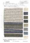 26009 Yarn-dyed Jazz NEP Fuzzy Horizontal Stripes