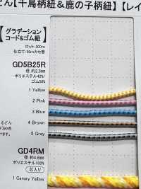 GD5-B25R Gradient Elastic Elastic Band 2.5MM Cordon Sub Photo