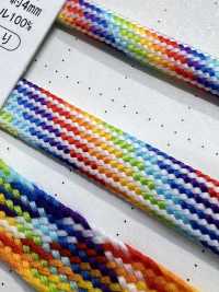 RBW-01F(M) Rainbow Cord 8.5MM[Ribbon Tape Cord] Cordon Sub Photo