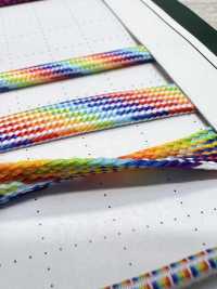 RBW-02F(L) Rainbow Cord 11MM[Ribbon Tape Cord] Cordon Sub Photo