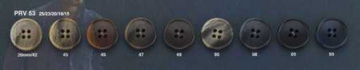 PRV53 Sustainable Buffalo-like 4-hole Button