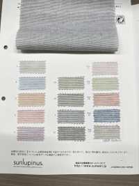 14091 Organic Yarn-dyed Gauze Horizontal Stripes[Textile / Fabric] SUNWELL Sub Photo