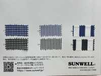 14252 Yarn-dyed Organic Cotton 60 Thread Broadcloth Gingham & Stripes[Textile / Fabric] SUNWELL Sub Photo