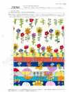 28066 Paralym Art Sheeting Print ~ Fleur Et Papillon ~