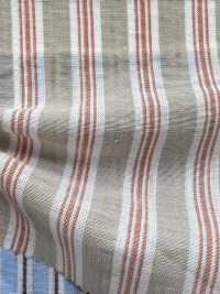 35463 Yarn Dyed 60s Organic Cotton Shirring Marine Stripe[Textile / Fabric] SUNWELL Sub Photo