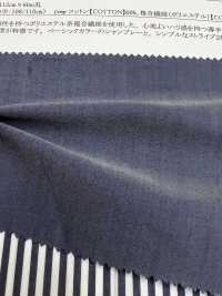 14260 Yarned Cotton / Lycra Weather Stretch Chambray &amp; Stripes[Textile / Fabric] SUNWELL Sub Photo