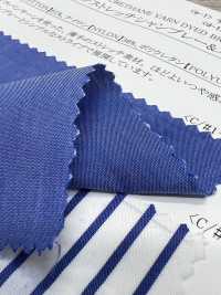 14261 Yarn-dyed Cotton/nylon Stretch Chambray & Stripes[Textile / Fabric] SUNWELL Sub Photo
