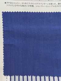 14261 Yarn-dyed Cotton/nylon Stretch Chambray & Stripes[Textile / Fabric] SUNWELL Sub Photo