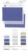 14261 Yarn-dyed Cotton/nylon Stretch Chambray & Stripe