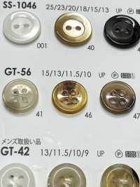 GT-56 Made Of Polyester Resin, 4 Holes On The Front, Glossy Buttons IRIS Sub Photo