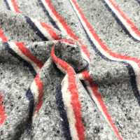 26010 Yarn-dyed Jazz NEP Multi-horizontal Stripe Fuzzy[Textile / Fabric] SUNWELL Sub Photo