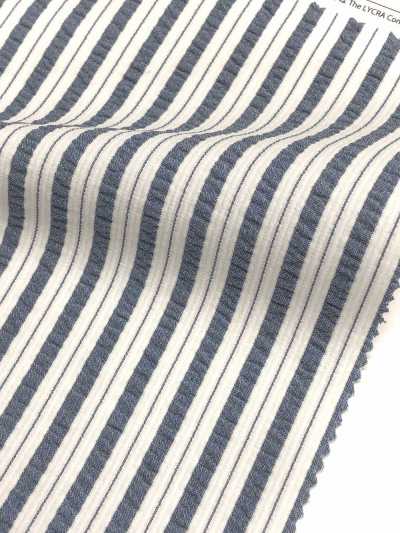 KKF8586-W-1 Seersucker Stretch Wide Stripe[Textile / Fabric] Uni Textile(Komon Studio) Sub Photo