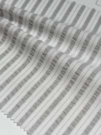 KKF8586-W-1 Seersucker Stretch Wide Stripe[Textile / Fabric] Uni Textile Sub Photo