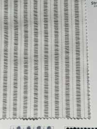 KKF8586-W-1 Seersucker Stretch Wide Stripe[Textile / Fabric] Uni Textile(Komon Studio) Sub Photo
