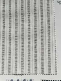 KKF8586-W-1 Seersucker Stretch Wide Stripe[Textile / Fabric] Uni Textile Sub Photo