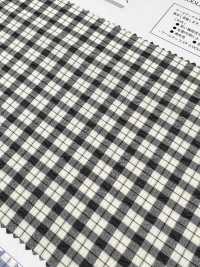 KKF8586-W-2 Seersucker Stretch Wide Width Check[Textile / Fabric] Uni Textile Sub Photo