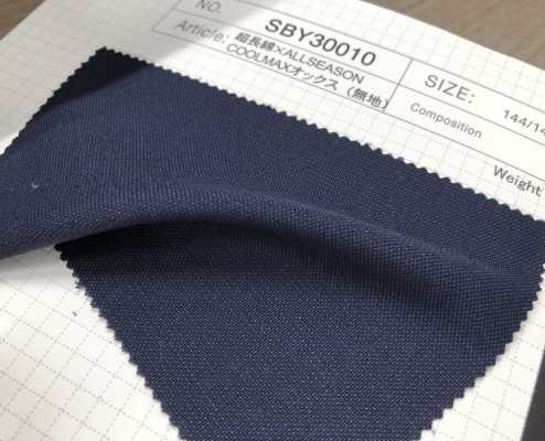 SBY30010 Super Long Cotton × ALLSEASON COOLMAX Oxford(Plain)[Textile / Fabric] SHIBAYA Sub Photo