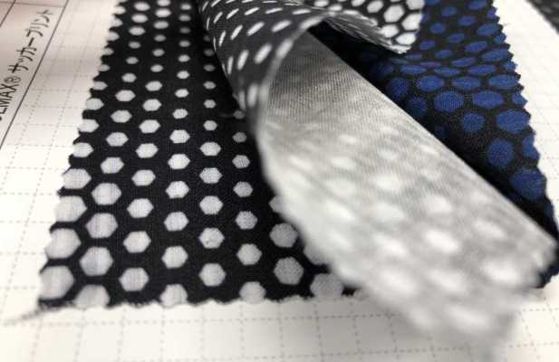 OS3657 COOLMAX® Seersucker Print[Textile / Fabric] SHIBAYA Sub Photo