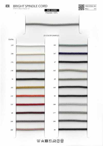 SIC-3235 Bright Spindle Cord Approx. 4mm