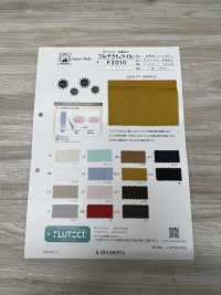 F2010 Fujikinbai Antiviral / Antibacterial Processing FLUTECT Cotton Twill[Textile / Fabric] Fuji Gold Plum Sub Photo