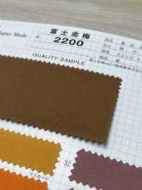 2200 Fujikinbai Cotton Canvas No. 11 Adhesive Lamination[Textile / Fabric] Fuji Gold Plum Sub Photo