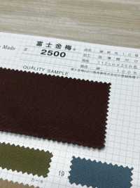 2500 Fujikinbai Cotton Canvas No. 10 Lightly Adhesive Lamination[Textile / Fabric] Fuji Gold Plum Sub Photo