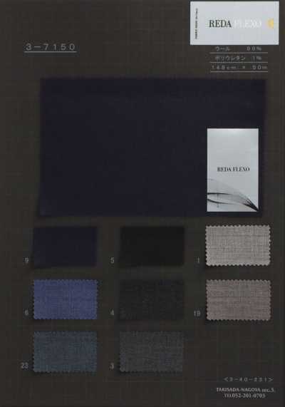 3-7150 REDA FLEXO Tropical Stretch Wool