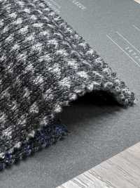 1037052 Sweater Fleece Dobby Houndstooth Print[Textile / Fabric] Takisada Additional Images