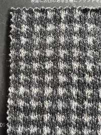 1037052 Sweater Fleece Dobby Houndstooth Print[Textile / Fabric] Takisada Additional Images