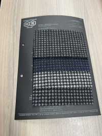 1037052 Sweater Fleece Dobby Houndstooth Print[Textile / Fabric] Takisada Additional Images