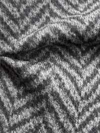 1037053 Sweater Fleece Dobby Herringbone Print[Textile / Fabric] TAKISADA NAGOYA Sub Photo
