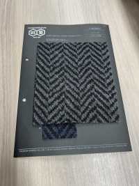 1037053 Sweater Fleece Dobby Herringbone Print[Textile / Fabric] TAKISADA NAGOYA Sub Photo