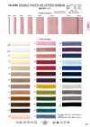 6290-SAMPLE 6290 Double-Sided Velveteen Ribbon Sample Card