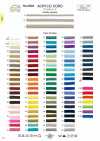 22204-SAMPLE 22204 Acrylic Cord Sample Card