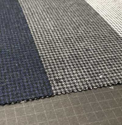2-33754 CORDURA COMBATWOOL Milled Saxony Houndstooth[Textile / Fabric] Takisada Additional Images
