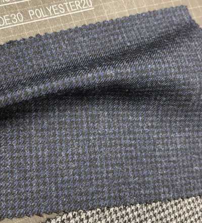 2-33754 CORDURA COMBATWOOL Milled Saxony Houndstooth[Textile / Fabric] Takisada Additional Images