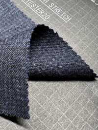 2-33754 CORDURA COMBATWOOL Milled Saxony Houndstooth[Textile / Fabric] Takisada Additional Images