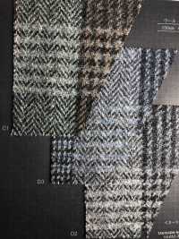 3-BA47 HARRIS Harris Tweed Herringbone Check[Textile / Fabric] TAKISADA NAGOYA Sub Photo